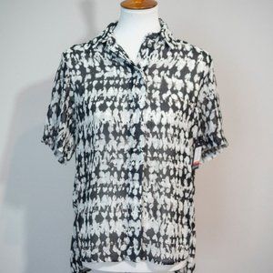 Badgley Mischka Studio Stucco blouse SMALL